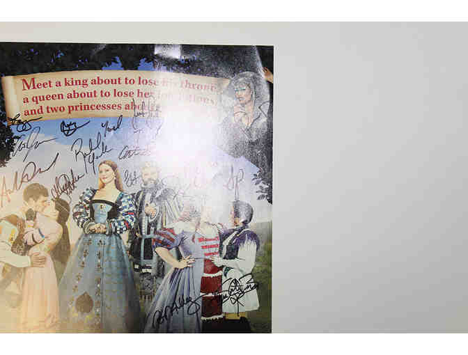 Bonnie Milligan, Peppermint & cast-signed Head Over Heels Broadway poster