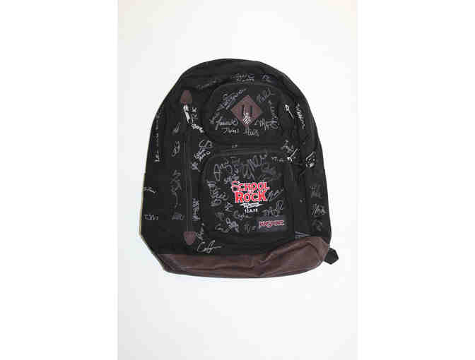 Alex Brightman & Broadway cast-signed School of Rock cast & crew only gift backpack