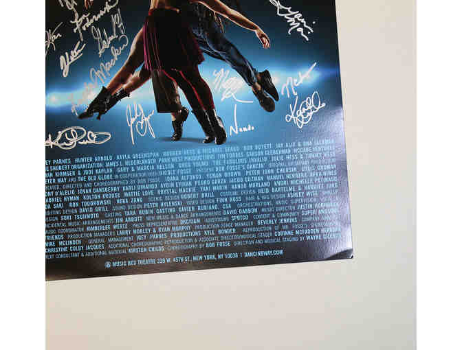 Bob Fosse's Dancin' cast-signed Poster