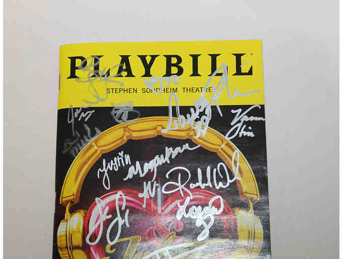Stark Sands, Paulo Szot, Lorna Courtney & cast-signed & Juliet Playbill