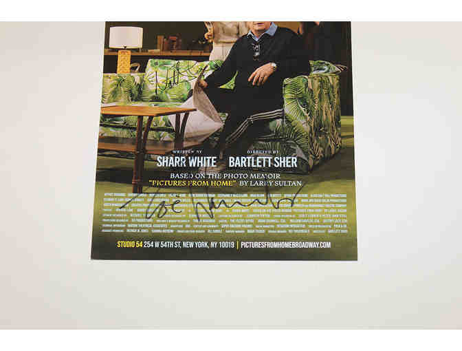 Nathan Lane, Zo Wanamaker, Danny Burstein signed Pictures From Home poster