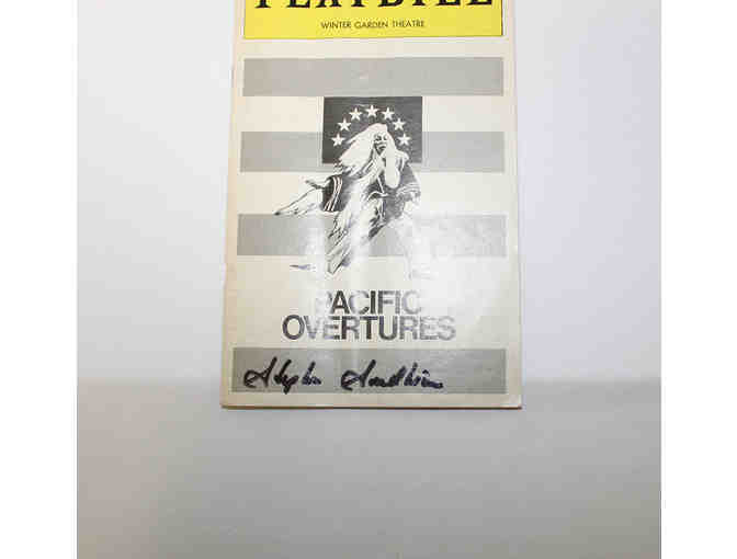 Stephen Sondheim-signed Pacific Overtures Playbill