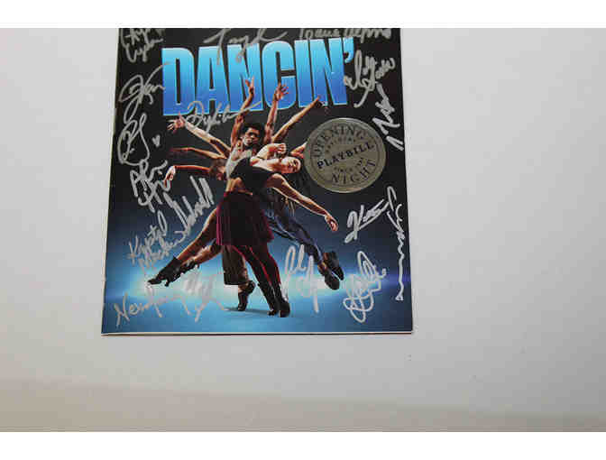 Bob Fosse's Dancin' cast-signed opening night Playbill