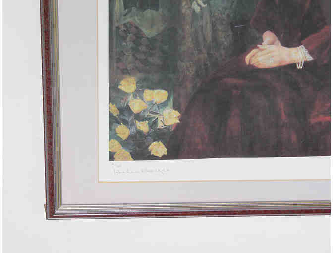 Helen Hayes-signed Furman J. Finck limited edition lithograph