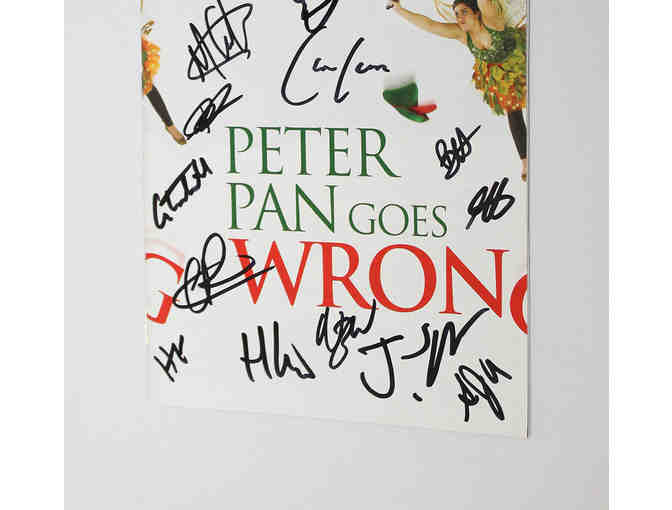 Peter Pan Goes Wrong Broadway Neil Patrick Harris & cast-signed opening night Playbill