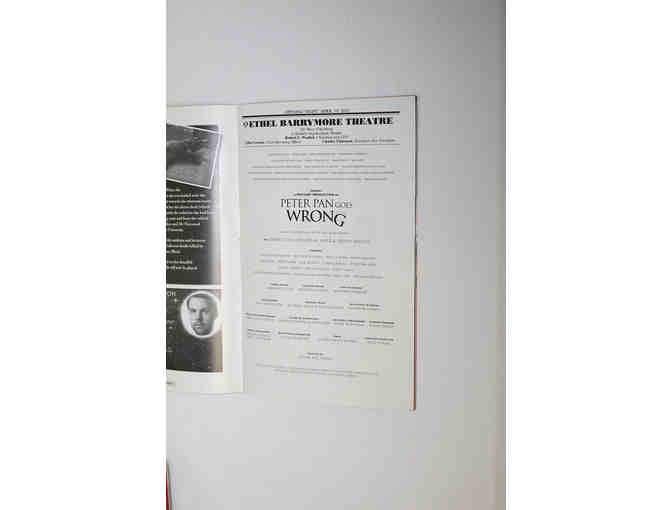 Peter Pan Goes Wrong Broadway Neil Patrick Harris & cast-signed opening night Playbill