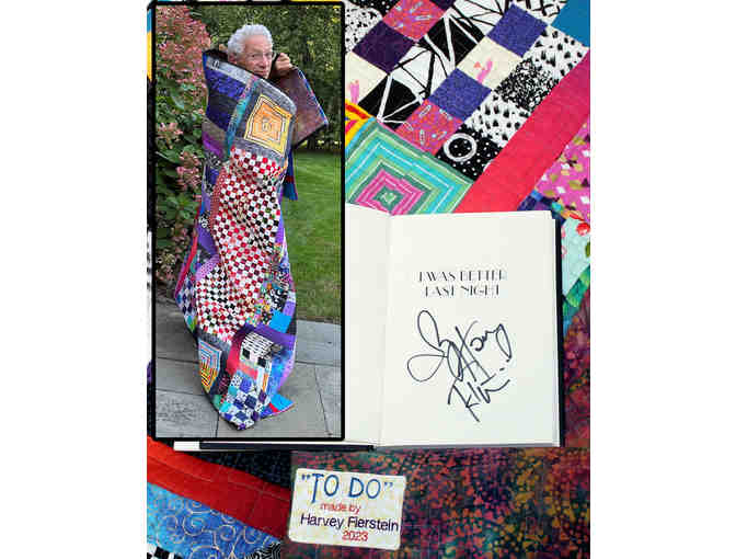 Get 'All Wrapped Up' as Harvey Fierstein Blankets You in His Handmade Technicolor Quilt