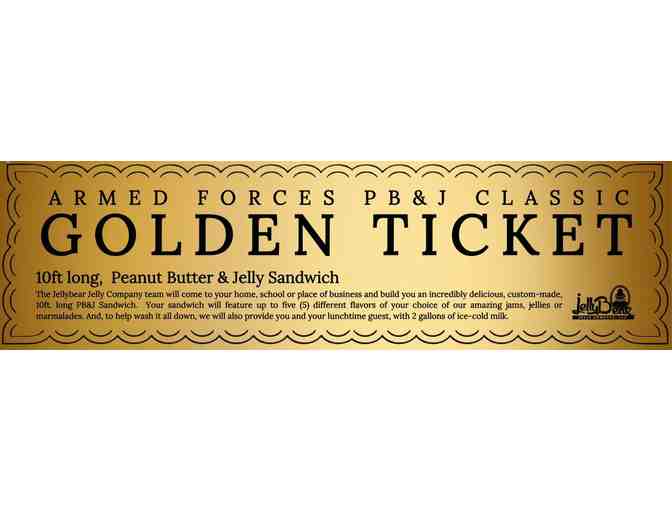 10ft long, Peanut Butter & Jelly Sandwich Golden Ticket #5