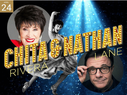 4 front-row/VIP seats to a conversation with Chita Rivera and Nathan Lane at the Streicker