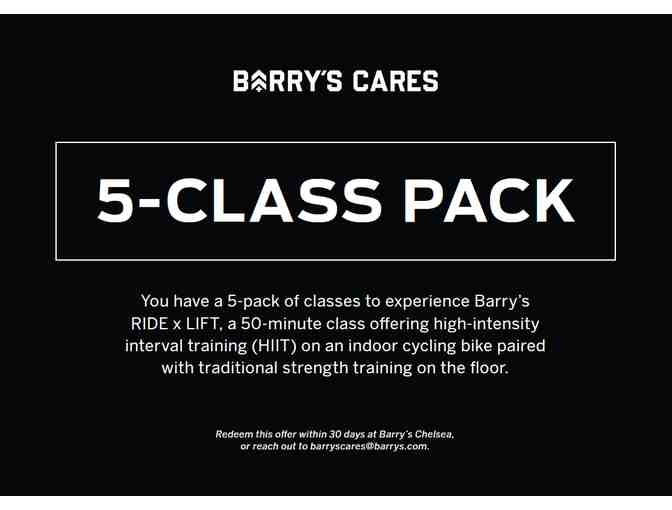 Exercise Bundle - Barry's Ride x Lift & Massage Envy!