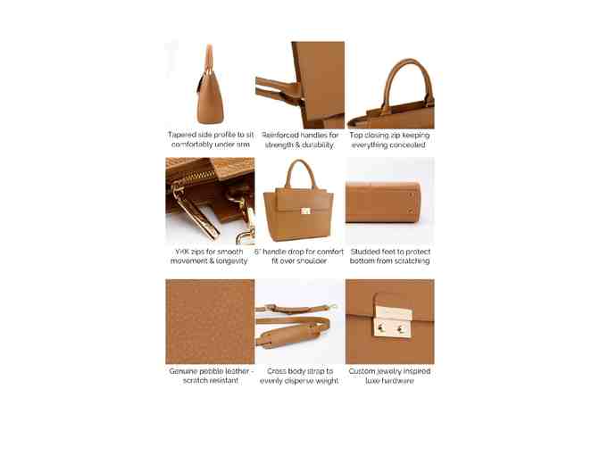 "Danielle" Leather Lap Top Bag from Code Republic - Photo 2