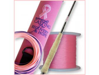 CFR Fly Line, Backing, Pink Rod Tube (rod not included)