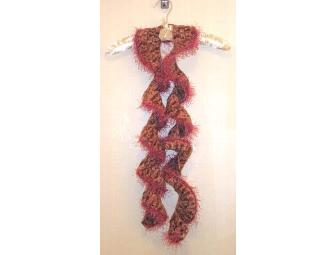 Hand-Crocheted Ruffle Scarf by Andrea Lyn Van Benschoten, Fiber Artist