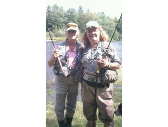 A Day of Fly Fishing with Sarah Sanders, one of New England's most talented women anglers