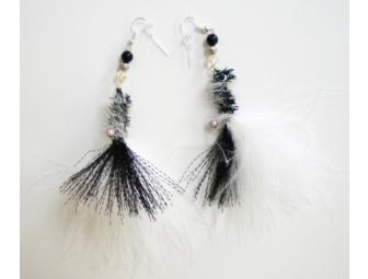 Black & White Fly-rings: Support CFR With Some Feathery Bling!