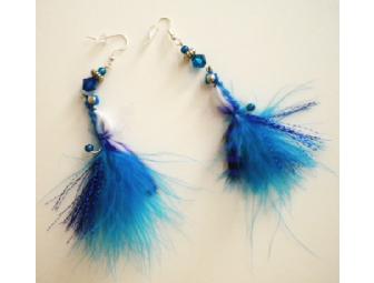 Blue/Purple Fly-rings: Support CFR With Some Feathery Bling!