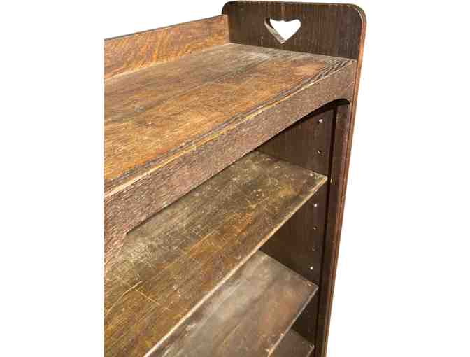 Antique 1800's Authentic Oak Mission Bookcase - Photo 4