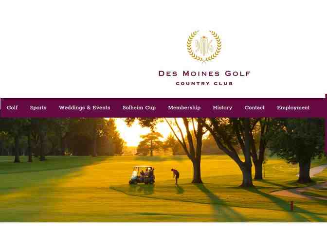 (1) Des Moines Golf and Country Club w/Round of Golf for (4) & Chef's Tasting Dinner