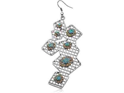 Gem Stone King, Zigiline Blue Earring