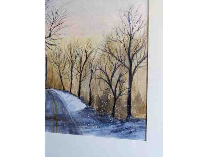 Coming Around the Bend by Dee Stout, 2021 (watercolor painting) - Photo 2