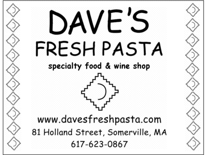 $25 Gift Certificate to Dave's Fresh Pasta