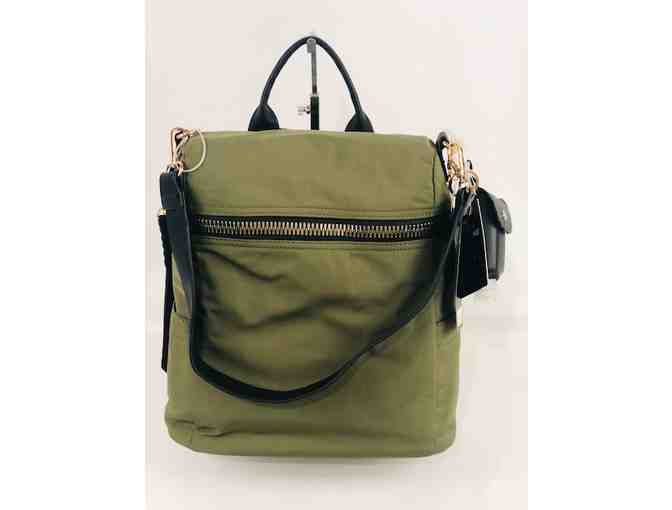 AAA LIVE AUCTION Like Dreams Olive Backpack w/ shoulder strap