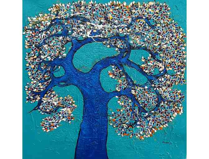 Tree of life - Painting by Bhaskar Rao - Photo 1