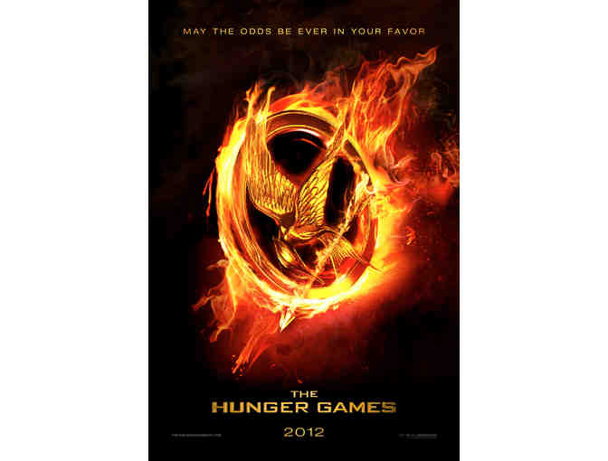 289.  Signed by Suzanne Collins 'The Hunger Games' Movie Poster