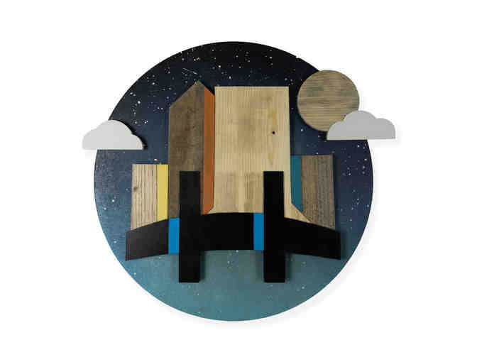 DTJax Logo: Wooden Rendition by Pepper Lane Designs