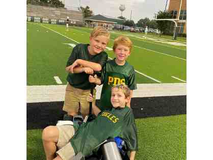 Ball boy for a PDS Pee Wee Football Game