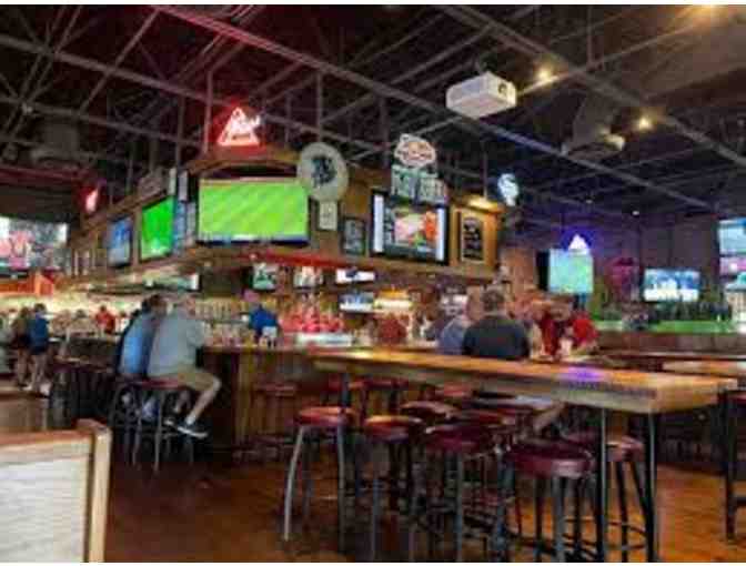 Enjoy a meal at family friendly sports-themed Carolina Ale House with a $50 Cerificate