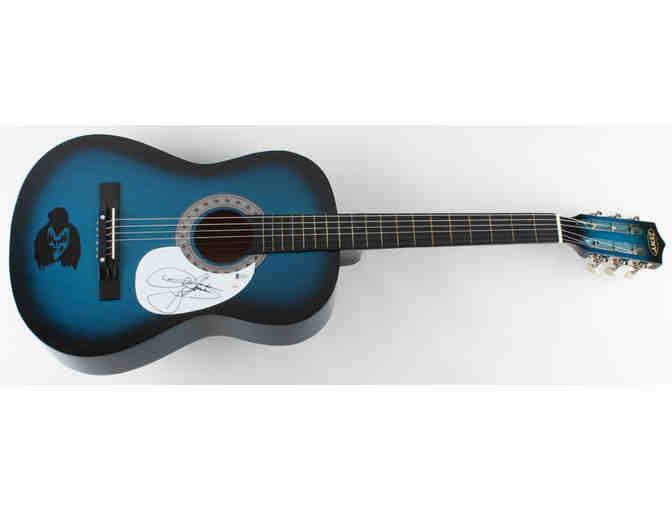 Enjoy Gene Simmons Signed Full-Size Acoustic Guitar (JSA COA &amp; Beckett Hologram) - Photo 2