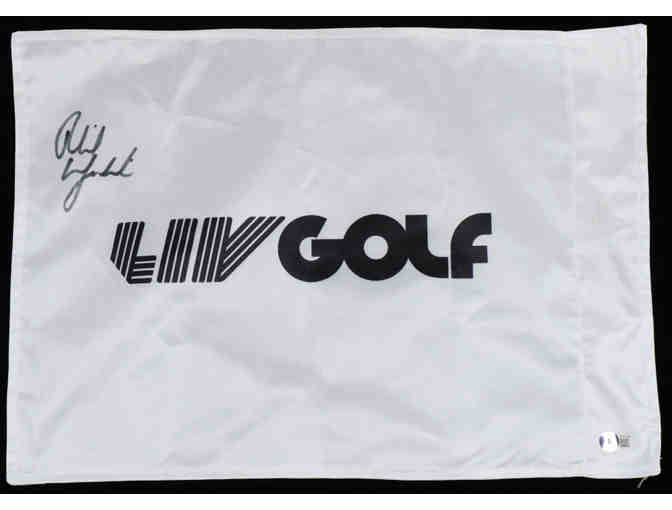 Enjoy Phil Mickelson Signed LIV Golf Pin Flag (Beckett) - Photo 1