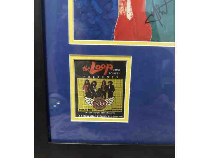 Reo Speedwagon signed Record Display