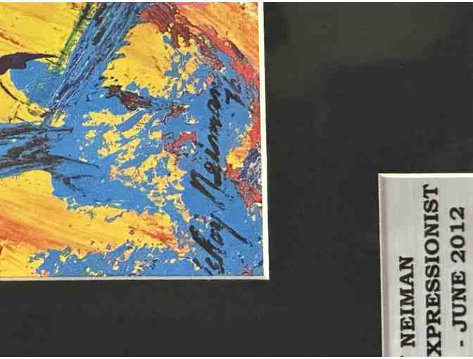 Leroy Neiman Elvis Presely Framed Display