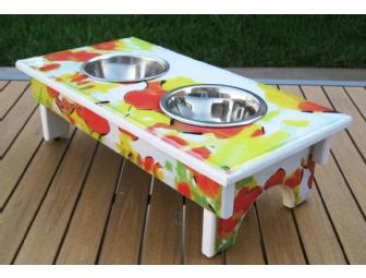 Small Dog or Cat Feeding Station by Michael Atella