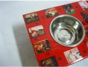 Small Dog Feeding Stand by Alisha McGraw