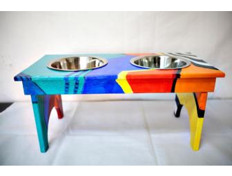 Large Dog Feeding Station by Ari Kate Ashton