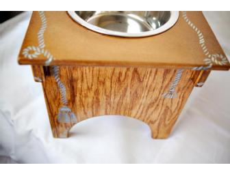 Large Dog Feeding Station by Julie Sauer