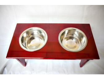 Large Dog Feeding Station by Mary Connor