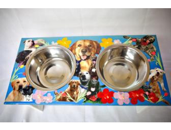 Large Dog Feeding Station by Silvia Lampett