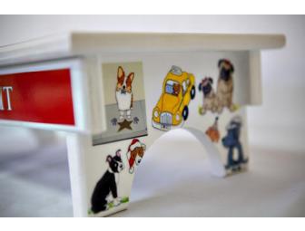 Small Dog or Cat Feeding Station by Barbara Fuscsisk