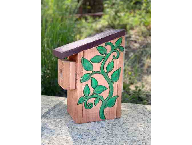 Handmade and Hand painted Bluebird Nesting Box - Photo 2