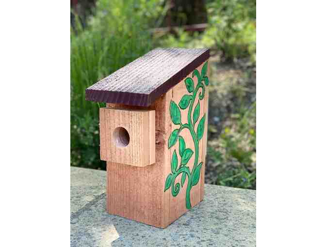 Handmade and Hand painted Bluebird Nesting Box - Photo 1