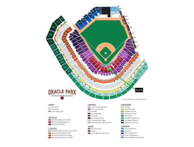 2 Giants tickets ~ Lower Box Seats