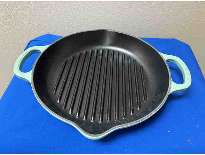 LeCreuset 9.75 Signature Cast Iron Deep Grill Pan