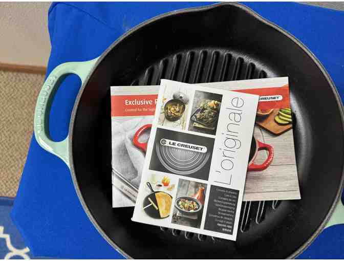 LeCreuset 9.75 Signature Cast Iron Deep Grill Pan