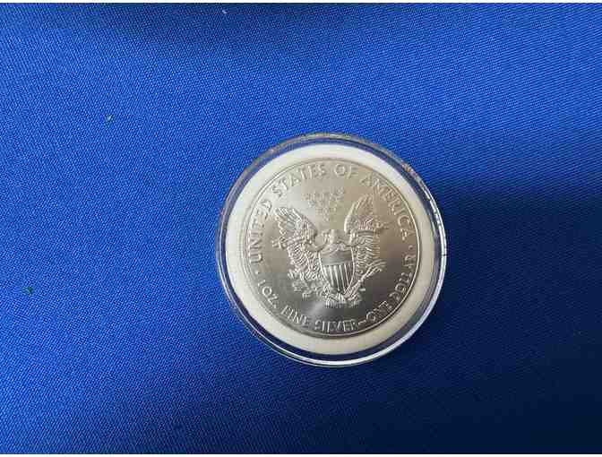 2015 Silver American Eagle donated by Gold and Diamond Company