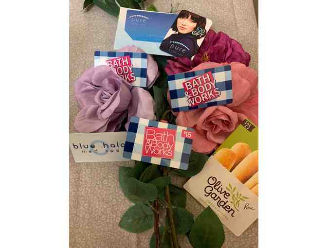 Treat Yourself Spa & Body Gift Card Bouquet