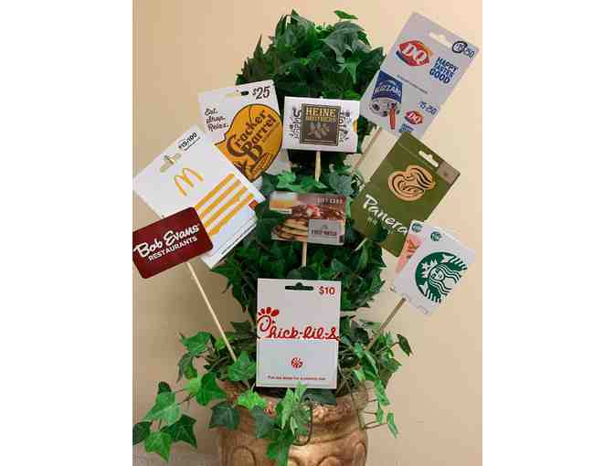 Breakfast of Champions Gift Card Bouquet